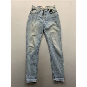 Reformation Women's Blue Melissa High Rise Skinny Fit Jeans Size 24